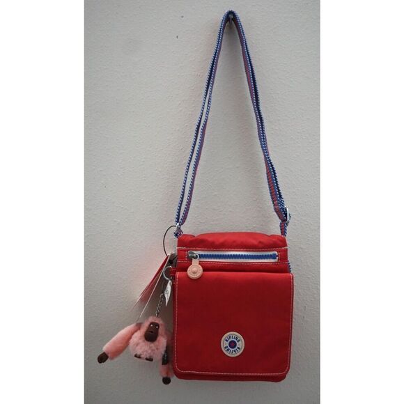 Kipling KIA2V1-P0C Women's Red/Berry Blitz NWEldorado Crossbody Bag - Picture 4 of 14